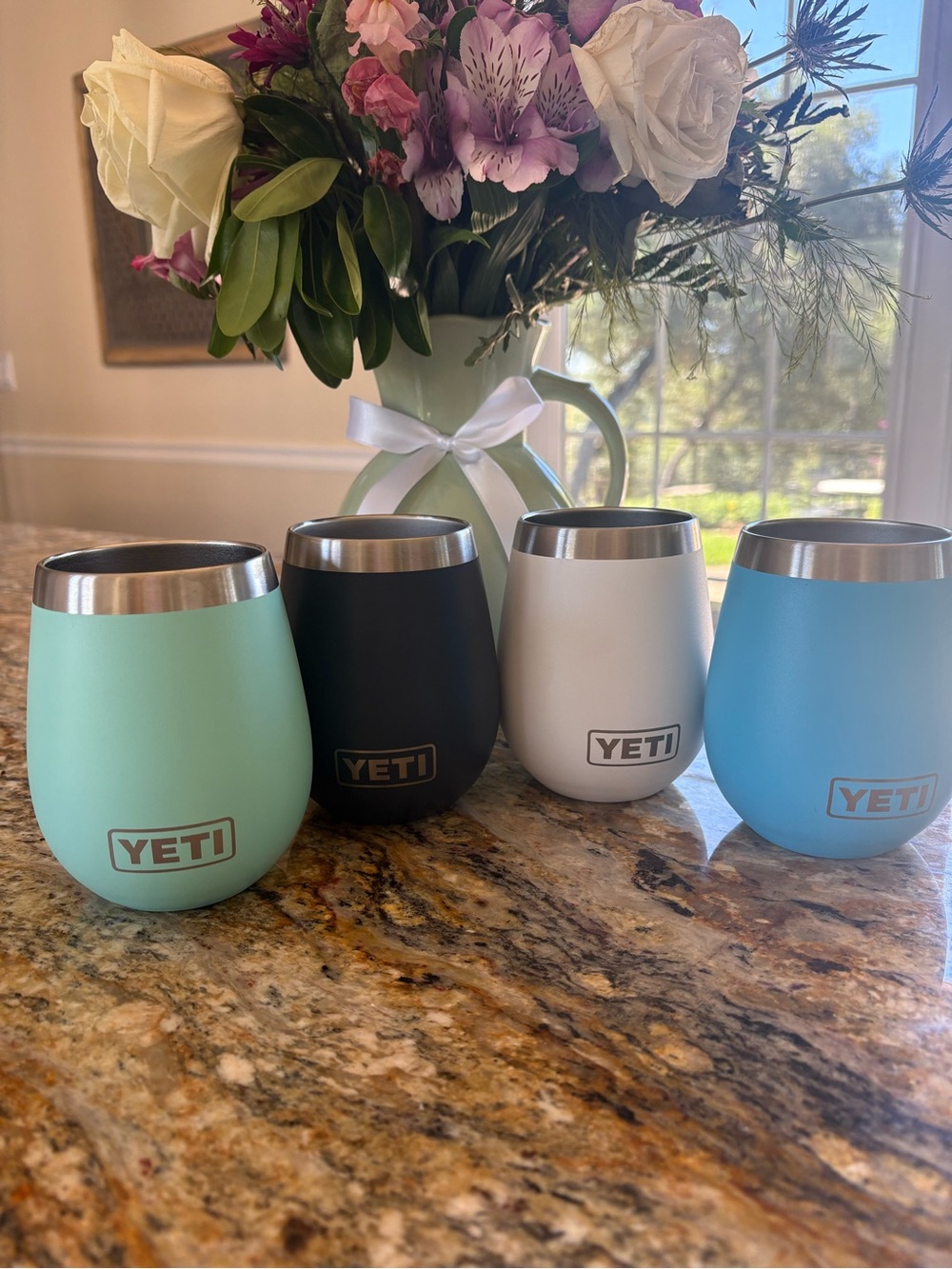 4 yeti wine tumblers